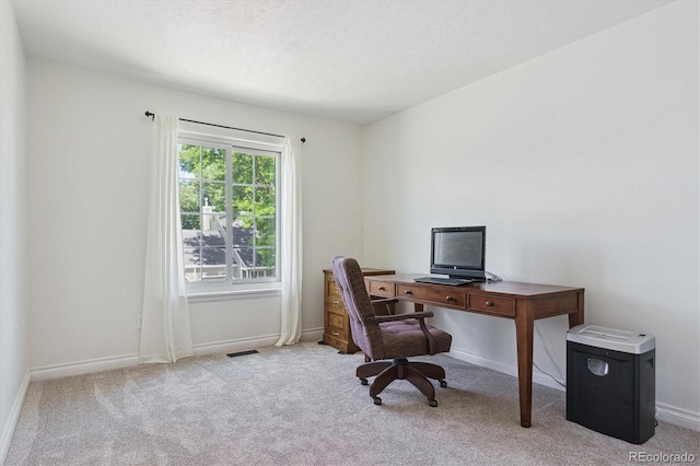 4750 S Dudley St Unit 21, Littleton, CO 80123 - office with carpet floors and a textured ceiling