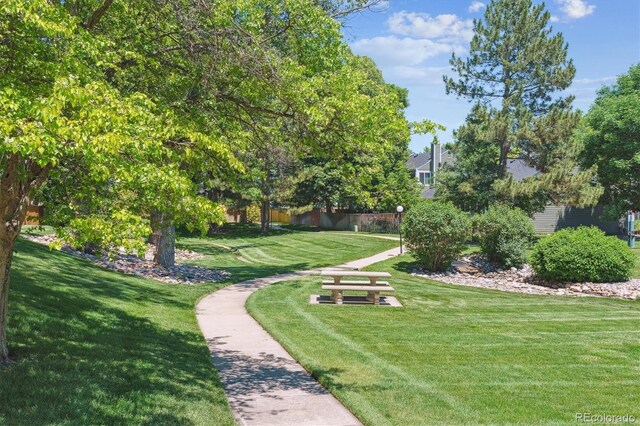 4750 S Dudley St Unit 21, Littleton, CO 80123 - surrounding community with a lawn