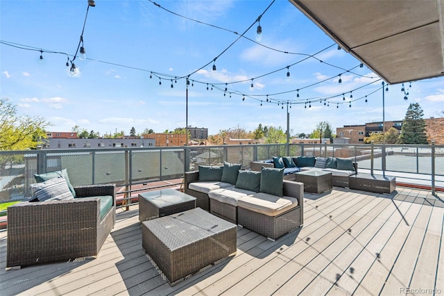 75 N Emerson St Unit 206, Denver, CO 80218 - deck with an outdoor living space