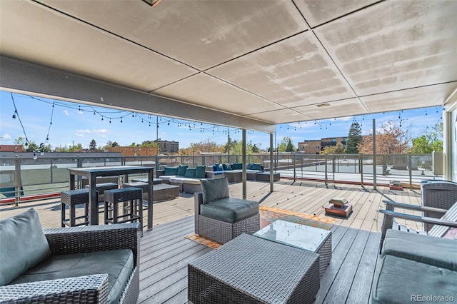 75 N Emerson St Unit 206, Denver, CO 80218 - deck with an outdoor living space