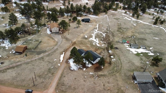 11840 Elkhorn Dr, Franktown, CO 80116 - aerial overview of property's location