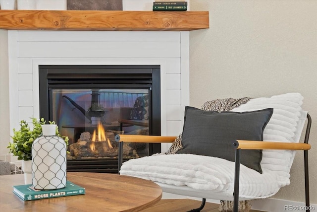 11840 Elkhorn Dr, Franktown, CO 80116 - detailed view of a glass covered fireplace