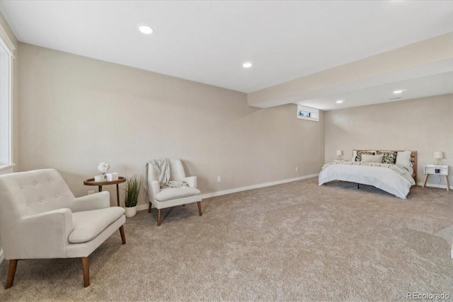 11840 Elkhorn Dr, Franktown, CO 80116 - bedroom featuring carpet, baseboards, and recessed lighting