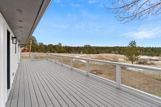 11840 Elkhorn Dr, Franktown, CO 80116 - view of wooden deck