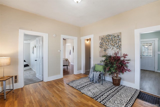 112 S Limit St, Colorado Springs, CO 80905 - entrance foyer featuring baseboards and hardwood / wood-style flooring