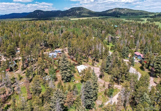 10893 Milliken Ave, Conifer, CO 80433 - aerial view of a mountainous background and a forest
