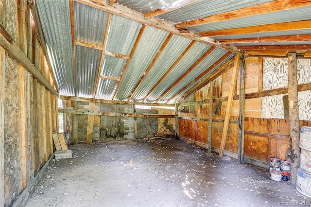 10893 Milliken Ave, Conifer, CO 80433 - miscellaneous room with lofted ceiling