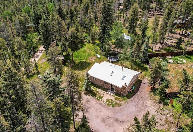 10893 Milliken Ave, Conifer, CO 80433 - view from above of property
