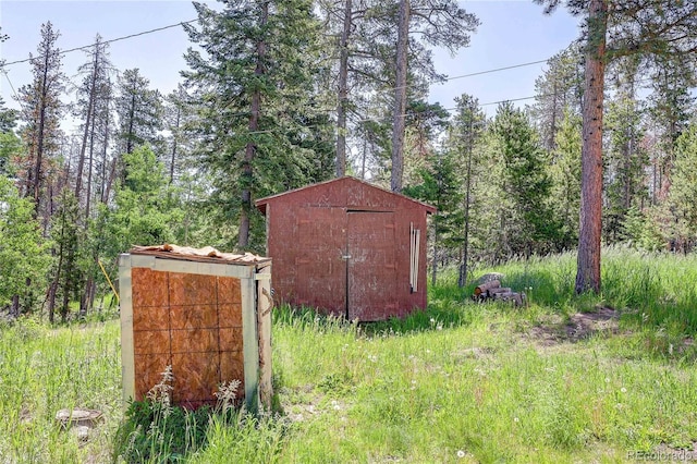 10893 Milliken Ave, Conifer, CO 80433 - view of shed