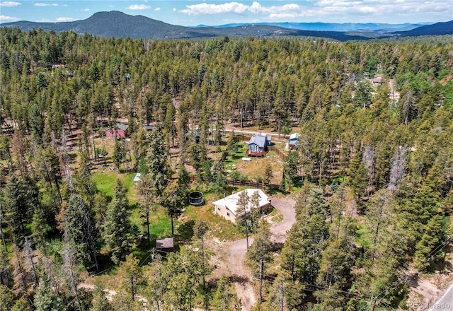 10893 Milliken Ave, Conifer, CO 80433 - aerial view of a heavily wooded area and mountains