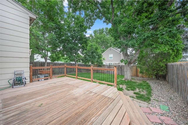 5602 S Yank Ct, Littleton, CO 80127 - wooden deck with a fenced backyard