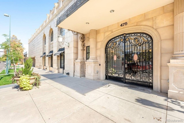 view of property entrance