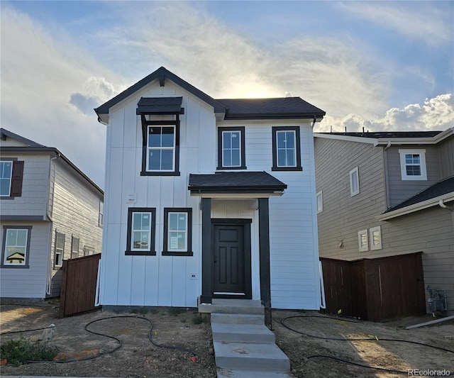 2110 Wagon Wheel Aly, Brighton, CO 80601 - view of front of home with board and batten siding