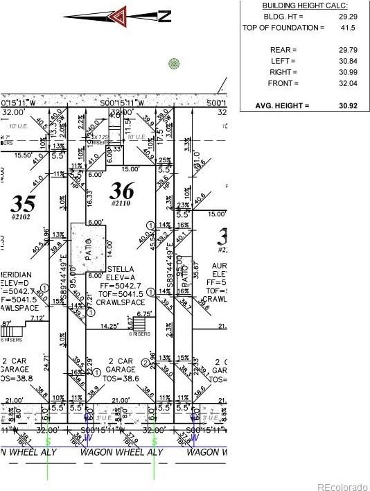 2110 Wagon Wheel Aly, Brighton, CO 80601 - map of parcels