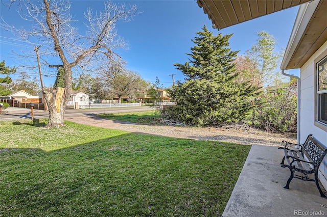 view of yard