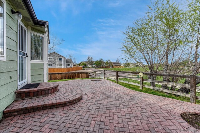 5350 S Quail Way, Littleton, CO 80127 - view of patio / terrace with fence