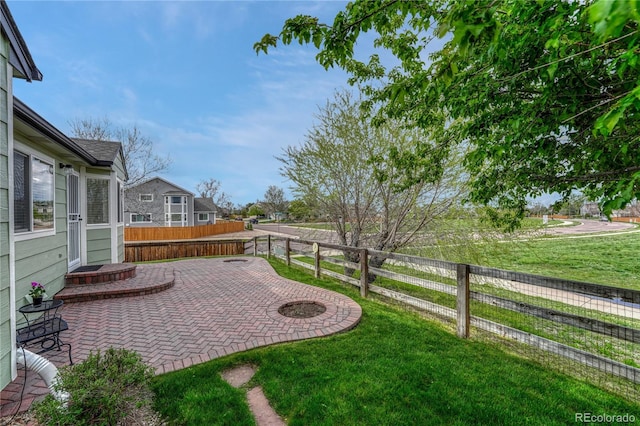 5350 S Quail Way, Littleton, CO 80127 - view of yard featuring a patio