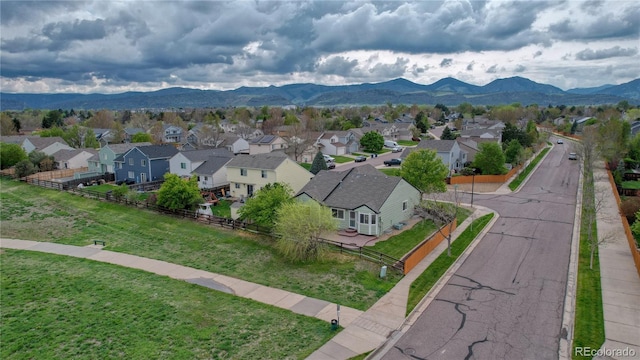5350 S Quail Way, Littleton, CO 80127 - aerial view of residential area with mountains