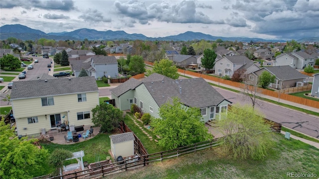 5350 S Quail Way, Littleton, CO 80127 - aerial perspective of suburban area with mountains