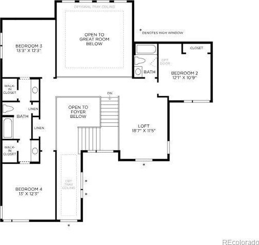 6299 Cristobal Pt, Parker, CO 80134 - view of floor plan / room layout