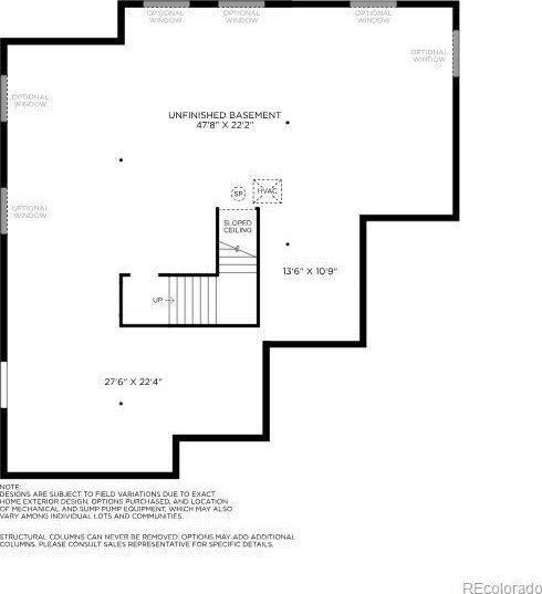 6299 Cristobal Pt, Parker, CO 80134 - view of property floor plan