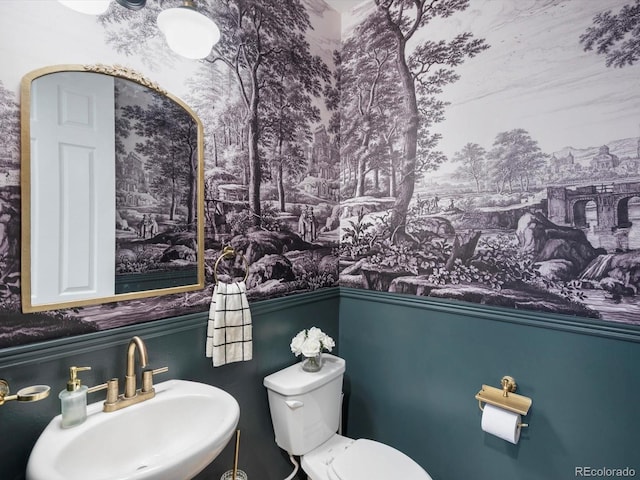 800 Boulder Peak Ave, Erie, CO 80516 - half bath featuring a sink and toilet