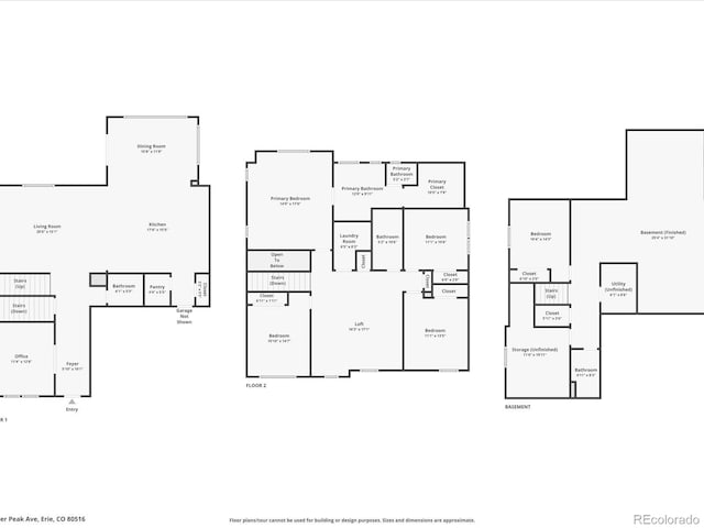 800 Boulder Peak Ave, Erie, CO 80516 - view of property floor plan