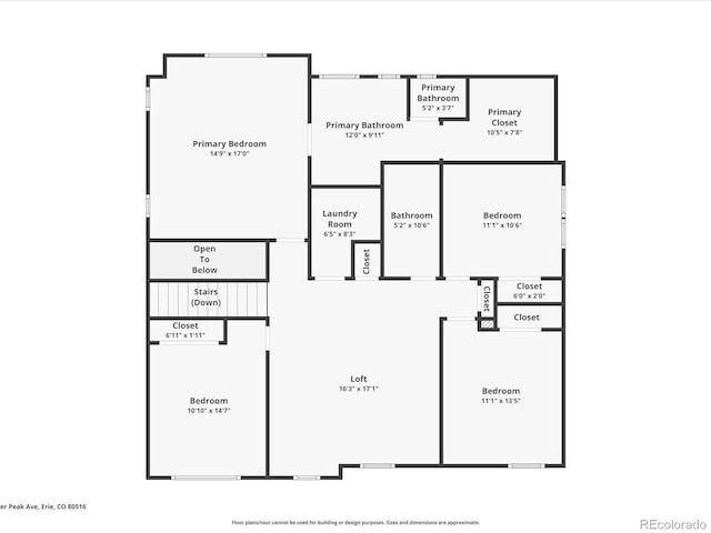 800 Boulder Peak Ave, Erie, CO 80516 - view of property floor plan