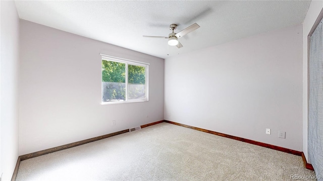 321 Stockton Ct, Gilcrest, CO 80623 - carpeted empty room featuring a ceiling fan and baseboards