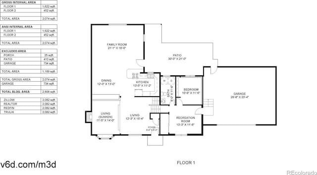 321 Stockton Ct, Gilcrest, CO 80623 - floor plan / room layout
