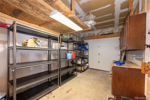 view of storage