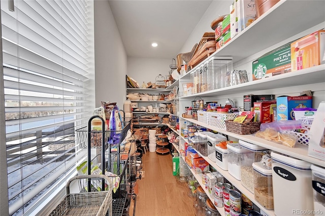 view of pantry