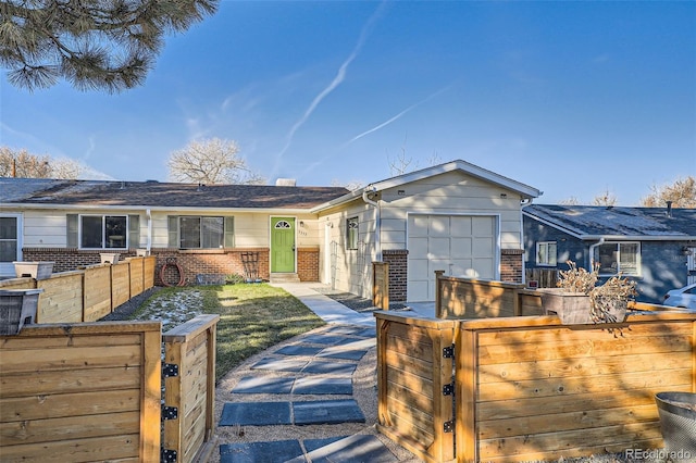 view of ranch-style home