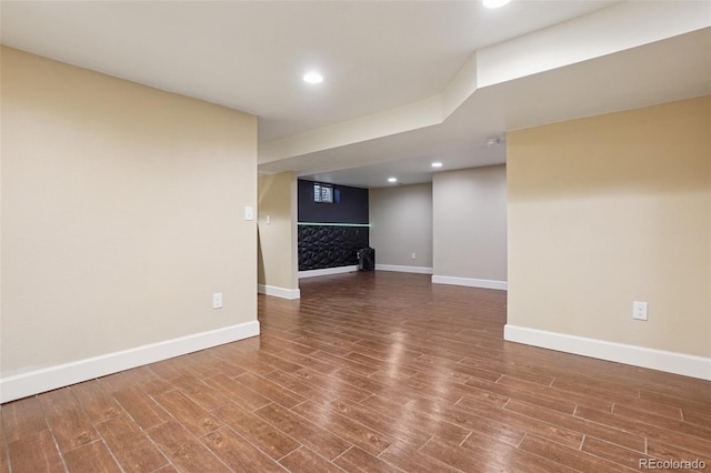 7650 W 24th Ave, Lakewood, CO 80214 - unfurnished room with wood finished floors and recessed lighting