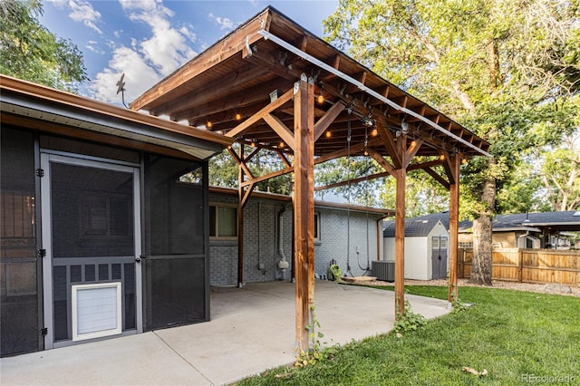 7650 W 24th Ave, Lakewood, CO 80214 - view of patio / terrace with a shed