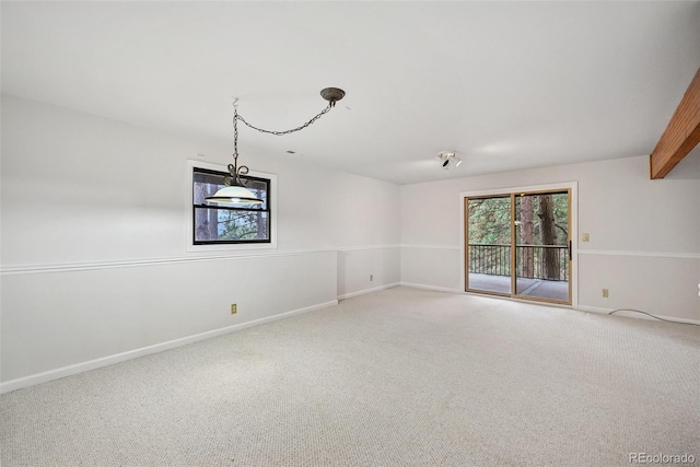 723 Eaton Rd, Palmer Lake, CO 80133 - empty room featuring baseboards and light carpet