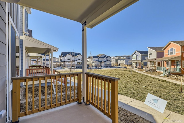 balcony with a porch