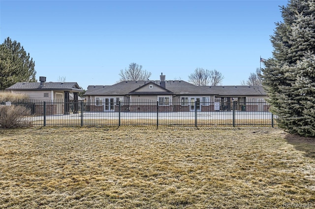 exterior space featuring a patio area and fence