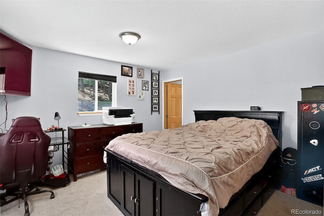 8340 London Ln, Conifer, CO 80433 - bedroom featuring light colored carpet