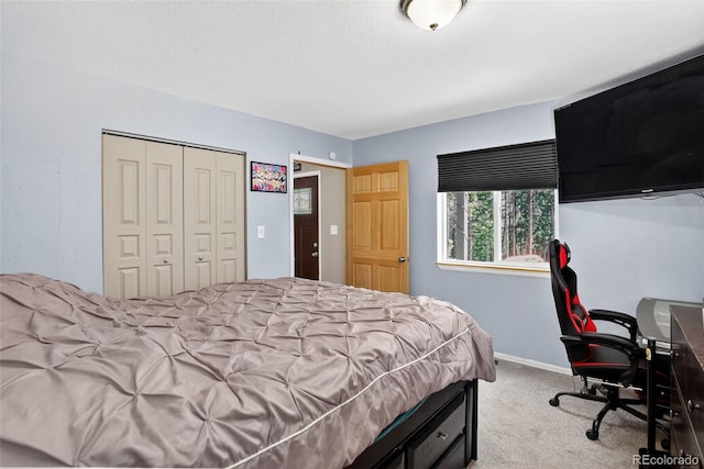 8340 London Ln, Conifer, CO 80433 - bedroom featuring carpet flooring and a closet