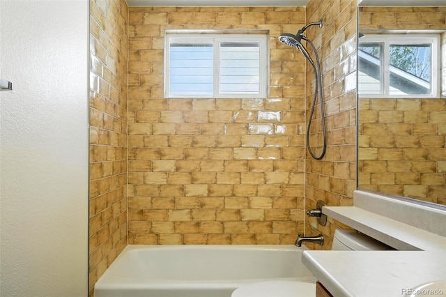 22501 E Belleview Pl, Aurora, CO 80015 - full bath featuring bathing tub / shower combination and vanity