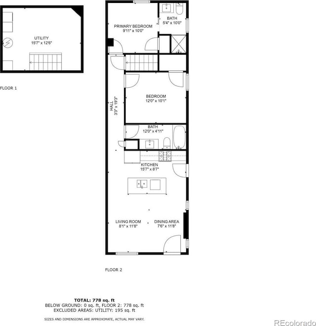 2645 W 24th Ave, Denver, CO 80211 - view of home floor plan