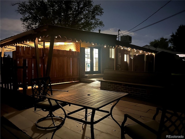921 Dakin St, Denver, CO 80221 - deck featuring french doors and a patio area