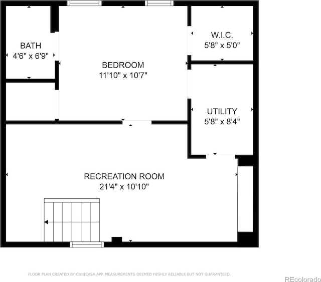 4501 Zenobia St, Denver, CO 80212 - view of property floor plan