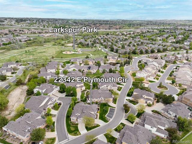 view of property location featuring nearby suburban area