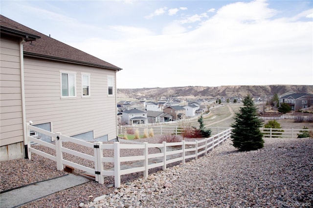 3910 Mighty Oaks St, Castle Rock, CO 80104 - view of yard with fence and a residential view