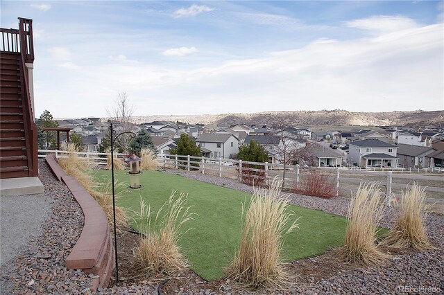 3910 Mighty Oaks St, Castle Rock, CO 80104 - view of yard with a residential view