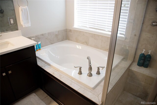 3910 Mighty Oaks St, Castle Rock, CO 80104 - bathroom with a bath and vanity