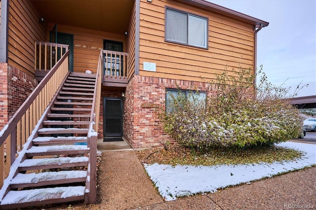 2277 S Buckley Rd Unit 102, Aurora, CO 80013 - doorway to property with brick siding
