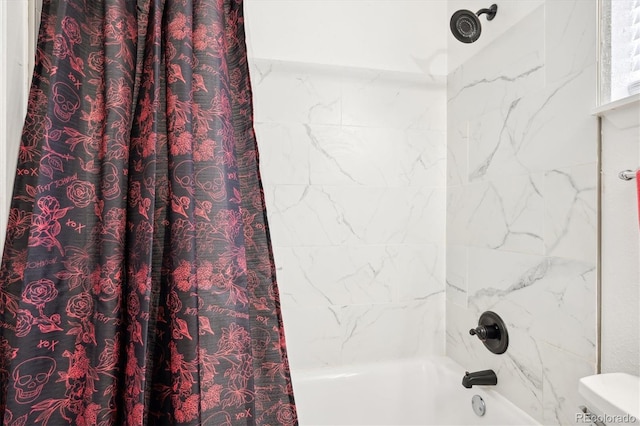 2277 S Buckley Rd Unit 102, Aurora, CO 80013 - full bath featuring shower / bath combo and toilet